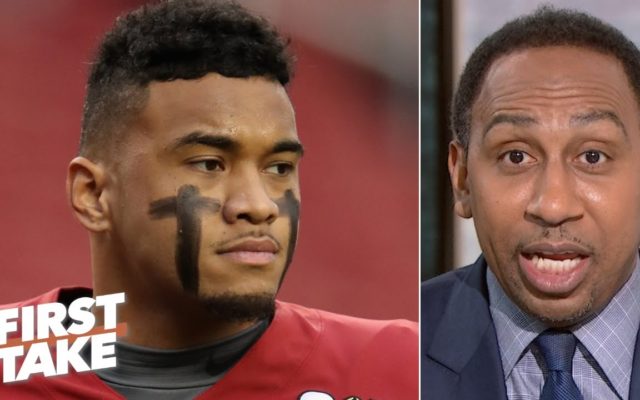 Stephen A. to Tua Tagovailoa: Get the hell out of college as soon as you can! | First Take