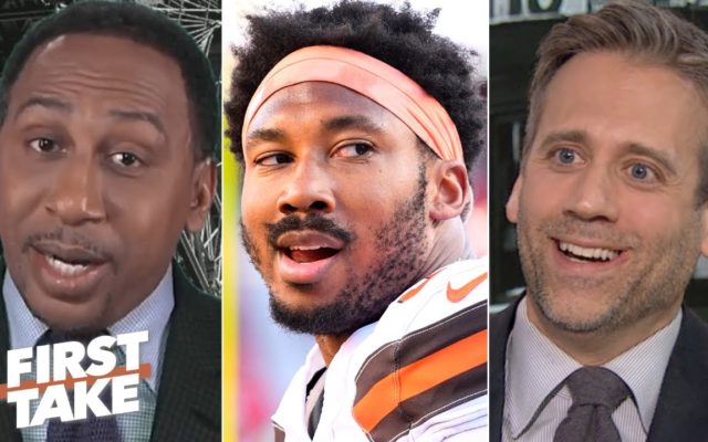 First Take reacts to the NFL reinstating Myles Garrett from suspension