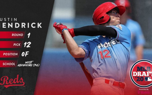 Reds Select HS Outfielder Austin Hendrick 12th overall in the first round of the MLB Draft