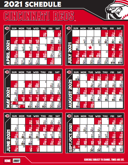 Reds 2021 schedule released - Cincinnati Business Courier