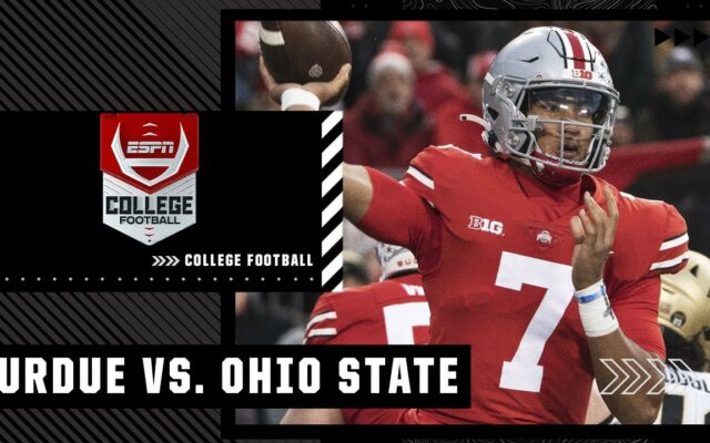 Purdue Boilermakers at Ohio State Buckeyes | Full Game Highlights