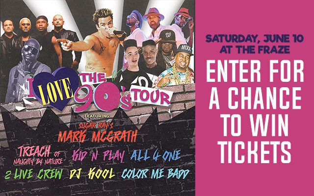 Last Chance to win tickets to The I Love The 90’s Tour
