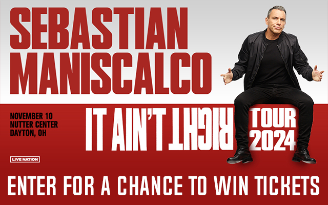 Win tickets to Sebastian Maniscalco: It Ain’t Right Tour at The Nutter Center